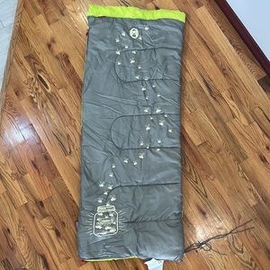 Coleman: Youth Sleeping Bag - Like New - Green & Grey